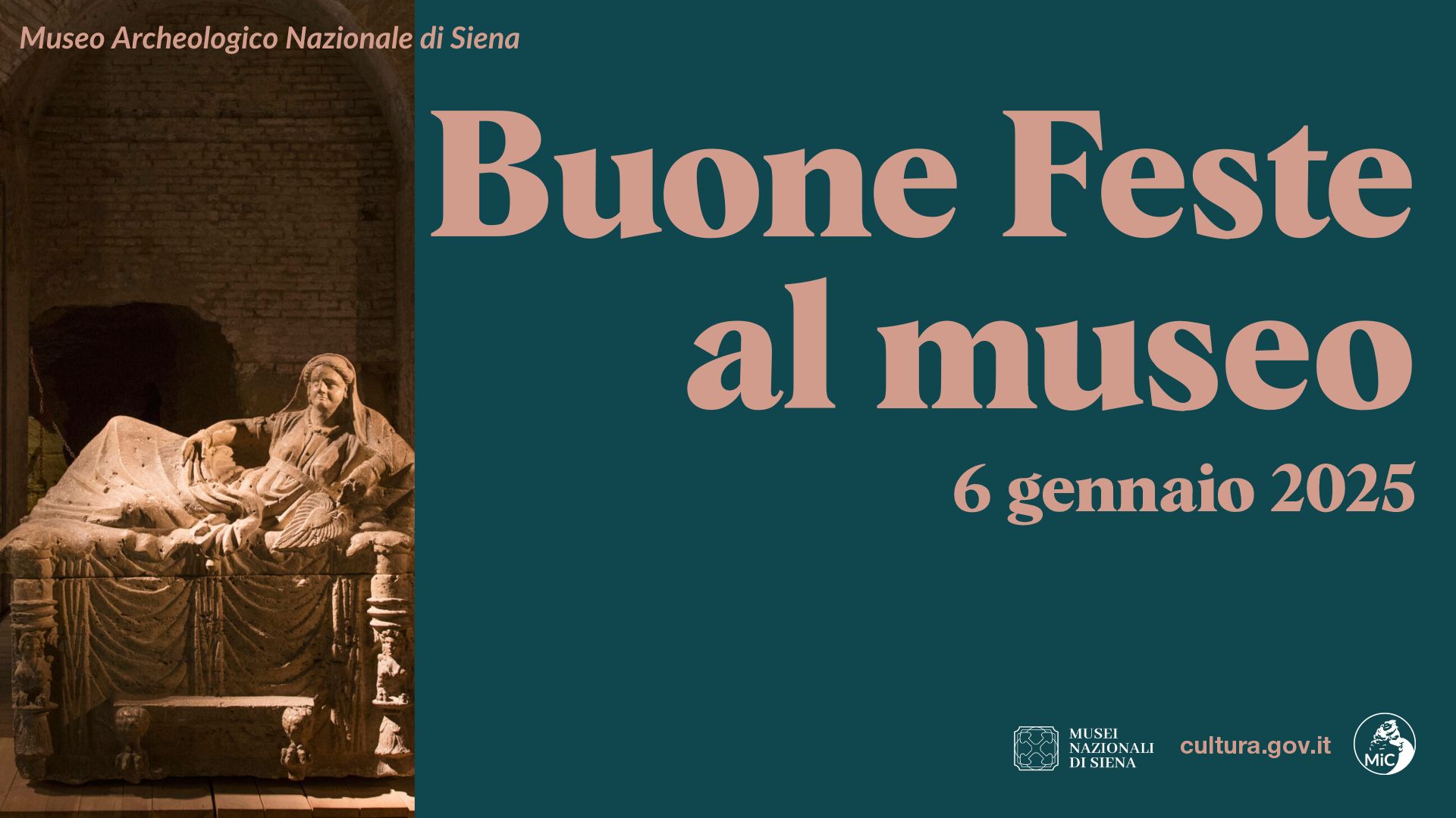 6 gennaio 2025: Apertura del Museo Archeologico Nazionale di Siena